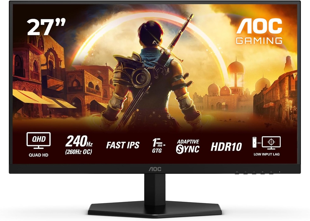 AOC Gaming 27" | 240Hz - 1440p - Fast IPS (Q27G42ZE)