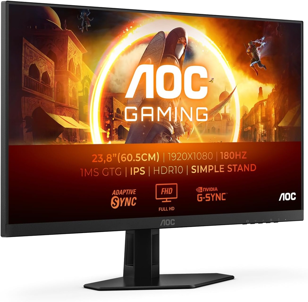 AOC Gaming 23.8" | 180Hz - 1080p - Fast IPS (24G4XED)