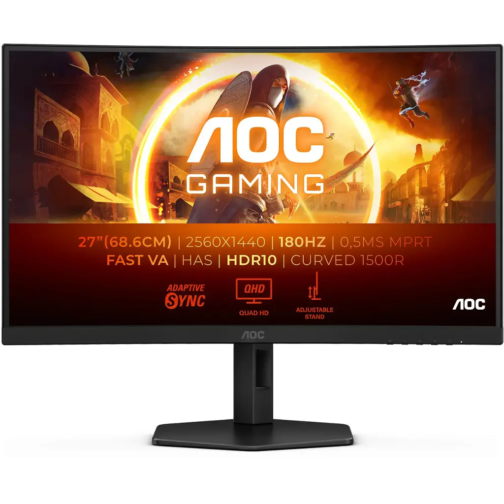 AOC Gaming 27" | 180Hz - 1440p - VA incurvé (CQ27G4X)
