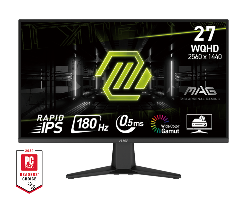 MSI MAG 27" | 180Hz - 1440p - Rapid IPS (275QF)