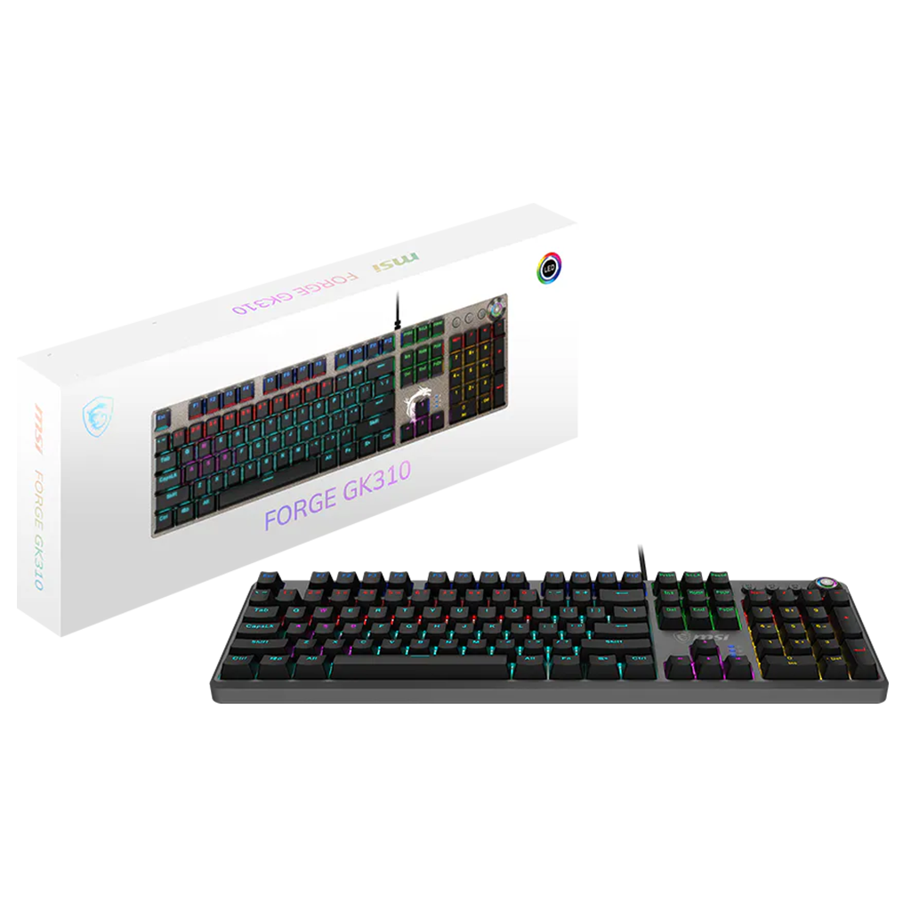 MSI FORGE GK310 RED AZERTY FR