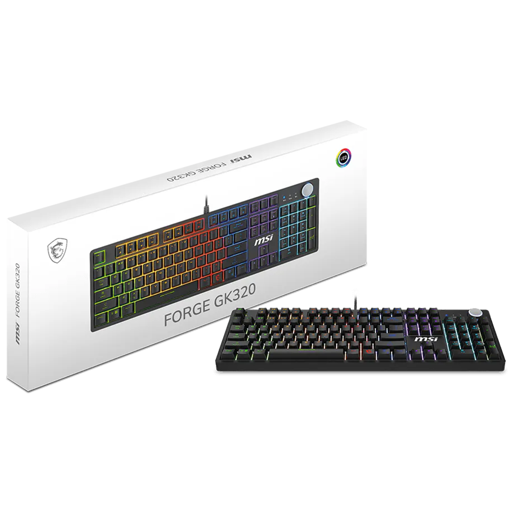 MSI FORGE GK320 RED AZERTY FR