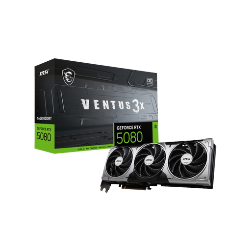MSI GeForce RTX 5080 VENTUS 3X OC 16GB