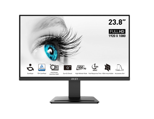 MSI PRO 23.8" | 100Hz - 1080P - VA (MP2412)
